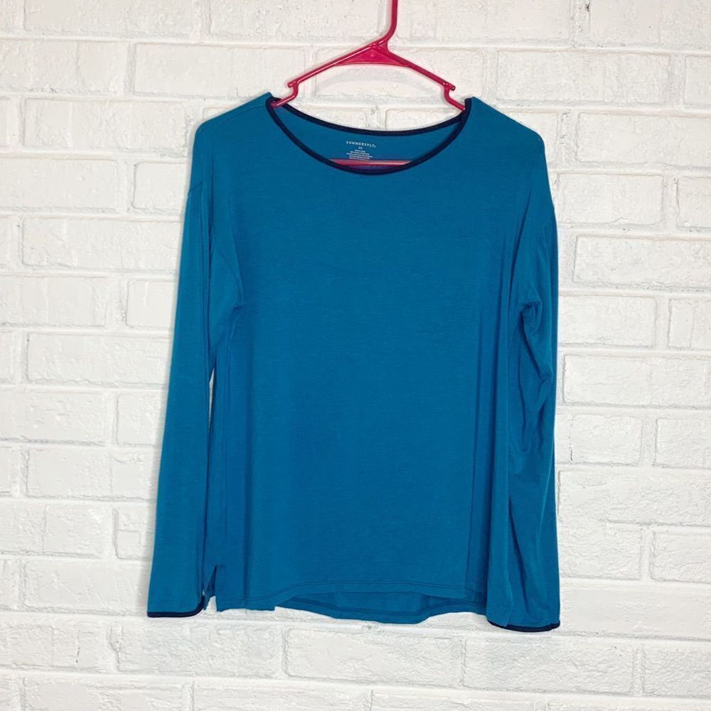 Summersalt Long Sleeve Blue Top size XS